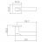 Ручка дверная ADDEN BAU SHELF S-559 BLACK