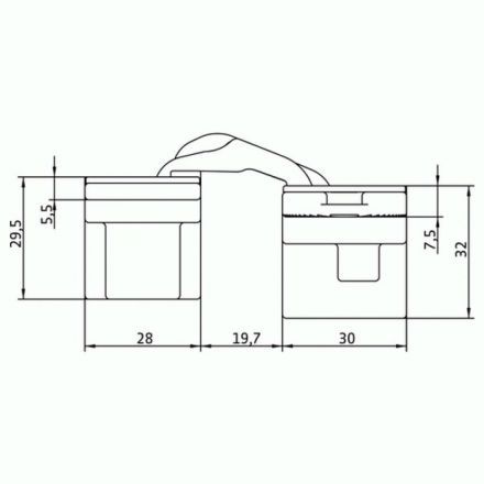 Петля скрытая Morelli HH-3 AB