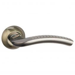 Ручка дверная BUSSARE PRATICO A-09-10 GRAPHITE/ANT. BRONZE Графит/античная бронза