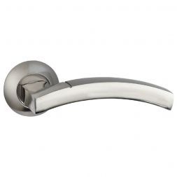 Ручка дверная BUSSARE SOLIDO A-37-10 CHROME/S.CHROME Хром/хром матовый
