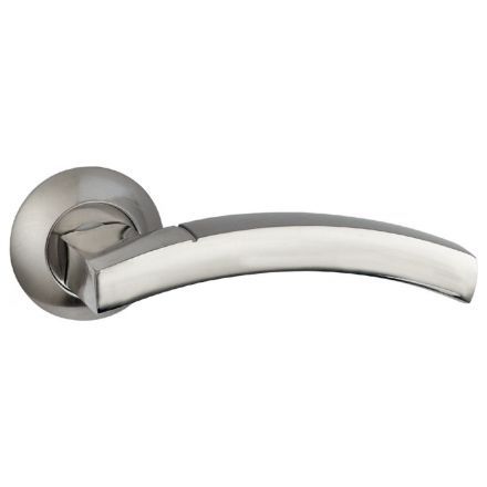 Ручка дверная BUSSARE SOLIDO A-37-10 CHROME/S.CHROME Хром/хром матовый
