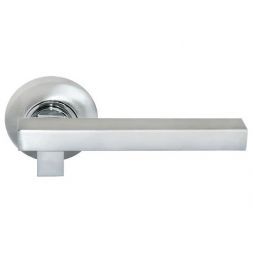 Ручка дверная Morelli MH-18 SC/CP хром матовый/хром