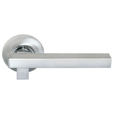 Ручка дверная Morelli MH-18 SC/CP хром матовый/хром