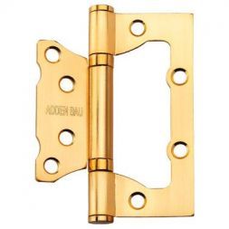 Петля дверная универсальная с двумя подшипниками ADDEN BAU 100x75x2.5 BUT SATIN GOLD
