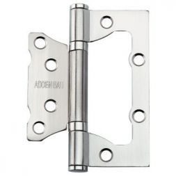 Петля дверная универсальная с двумя подшипниками ADDEN BAU 100x75x2.5 BUT MATTE SATIN CHROME