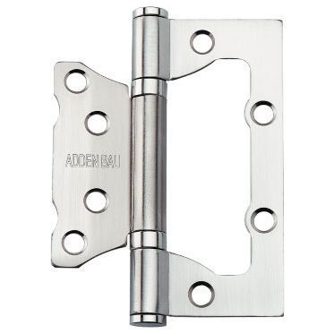 Петля дверная универсальная с двумя подшипниками ADDEN BAU 100x75x2.5 BUT MATTE SATIN CHROME