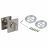 Завертка сантехническая ADDEN BAU WC SQ-003 NICKEL