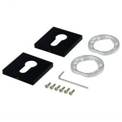 Накладка на ключевой цилиндр ADDEN BAU SC SQ-001 BLACK