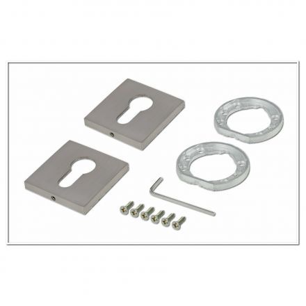 Накладка на ключевой цилиндр ADDEN BAU SC SQ-001 NICKEL