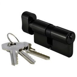 Ключевой цилиндр (70мм) Morelli 70CK BL черный